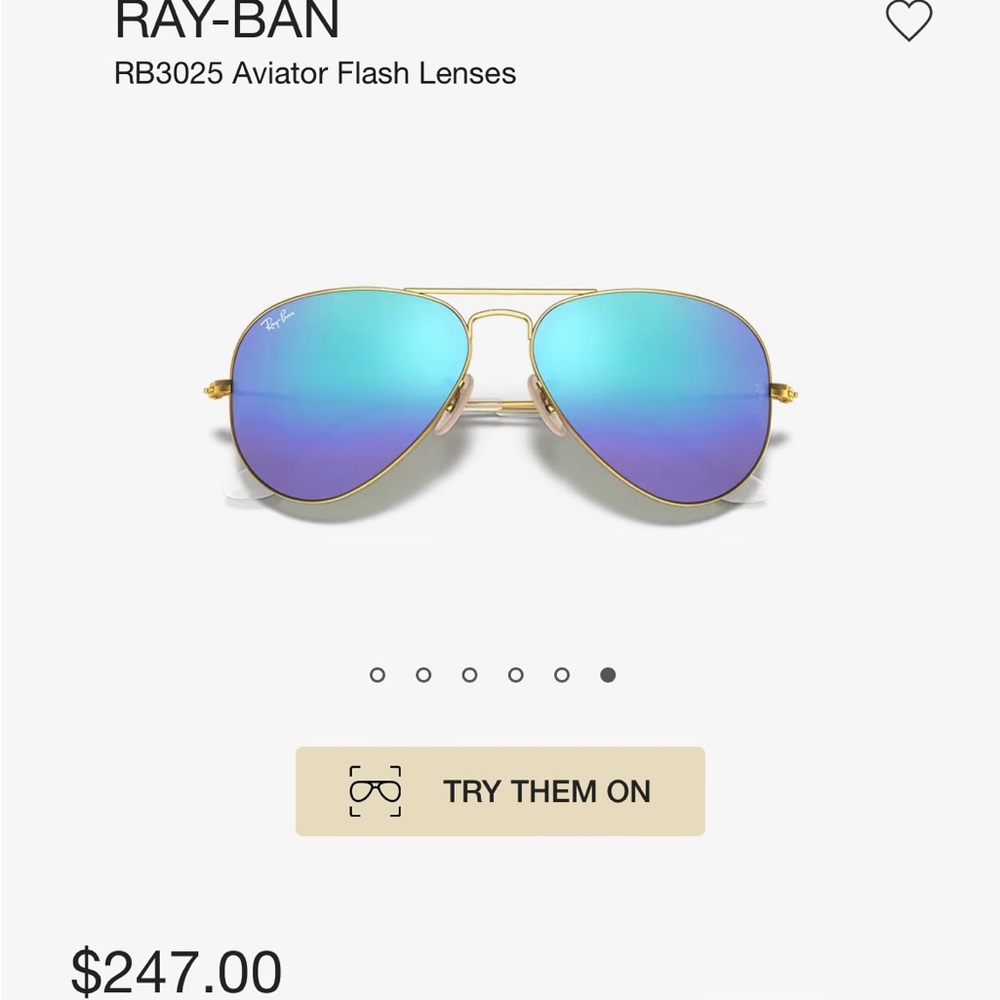 Blue RayBan aviators